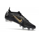 Nike Mercurial Vapor XIV Elite SG Pro Negro Dorado Metalizado Plateado Metalizado