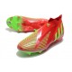 Tacos de Futbol adidas Predator Edge+ FG Rojo Verde