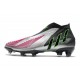 Tacos de Futbol adidas Predator Edge+ FG Plata Negro Rosa