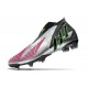 Tacos de Futbol adidas Predator Edge+ FG Plata Negro Rosa