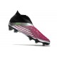 Tacos de Futbol adidas Predator Edge+ FG Plata Negro Rosa