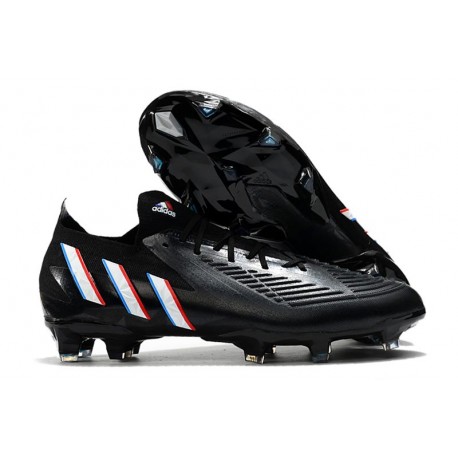 adidas Predator Edge.1 Low FG Negro Blanco Rojo