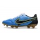 Nike Botas Hombre Tiempo Legend 9 Elite FG Azul Negro