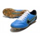 Nike Botas Hombre Tiempo Legend 9 Elite FG Azul Negro