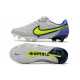 Nike Botas Hombre Tiempo Legend 9 Elite FG Gris Niebla Volt Zafiro