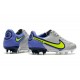 Nike Botas Hombre Tiempo Legend 9 Elite FG Gris Niebla Volt Zafiro