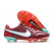 Nike Botas Hombre Tiempo Legend 9 Elite FG Rojo Blanco Mystic Hibiscus