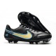 Nike Botas Hombre Tiempo Legend 9 Elite FG Negro Oro Azul