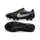 Nike Botas Hombre Tiempo Legend 9 Elite FG Negro Oro Azul