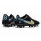 Nike Botas Hombre Tiempo Legend 9 Elite FG Negro Oro Azul