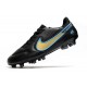 Nike Botas Hombre Tiempo Legend 9 Elite FG Negro Oro Azul