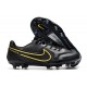 Nike Botas Hombre Tiempo Legend 9 Elite FG Negro Oro