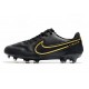 Nike Botas Hombre Tiempo Legend 9 Elite FG Negro Oro