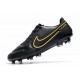 Nike Botas Hombre Tiempo Legend 9 Elite FG Negro Oro