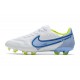 Nike Botas Hombre Tiempo Legend 9 Elite FG Blanco Azul