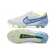 Nike Botas Hombre Tiempo Legend 9 Elite FG Blanco Azul