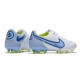 Nike Botas Hombre Tiempo Legend 9 Elite FG Blanco Azul