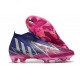 Tacos de Futbol adidas Predator Edge+ FG Team Collegiate Morado Plateado