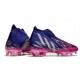 Tacos de Futbol adidas Predator Edge+ FG Team Collegiate Morado Plateado