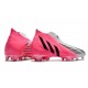 Tacos de Futbol adidas Predator Edge+ FG Solar Rosa Negro Blanco