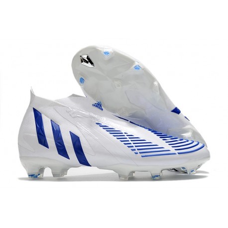 Tacos de Futbol adidas Predator Edge+ FG Blanco Hi Res Azul