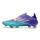 Zapato adidas X Speedflow+ FG Morado Rush Plateado Metálico Menta Rush