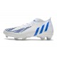 adidas Predator Edge.1 FG Bota Blanco Hi Res Azul