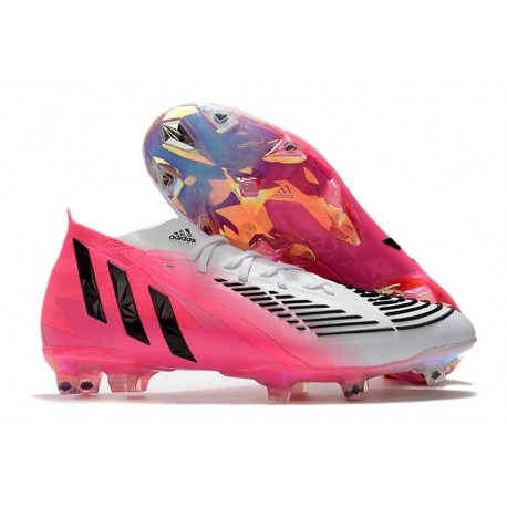 adidas Predator Edge.1 FG Bota LZ Solar Rosa Negro Blanco