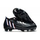 adidas Predator Edge.1 FG Bota Negro Blanco Rojo