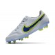 Nike Botas Hombre Tiempo Legend 9 Elite FG Blanco Azul