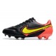 Nike Botas Hombre Tiempo Legend 9 Elite FG Negro Amarillo Rojo