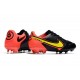 Nike Botas Hombre Tiempo Legend 9 Elite FG Negro Amarillo Rojo