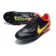 Nike Botas Hombre Tiempo Legend 9 Elite FG Negro Amarillo Rojo