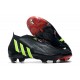 Tacos de Futbol adidas Predator Edge+ FG Negro Verde