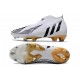 Tacos de Futbol adidas Predator Edge+ FG Blanco Negro Oro