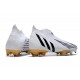 Tacos de Futbol adidas Predator Edge+ FG Blanco Negro Oro