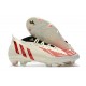 adidas Predator Edge.1 FG Bota Off Blanco Rojo Dorado Metálico