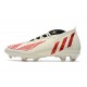 adidas Predator Edge.1 FG Bota Off Blanco Rojo Dorado Metálico