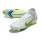 Nike Mercurial Superfly VIII Elite DF FG Blanco Amarillo Azul