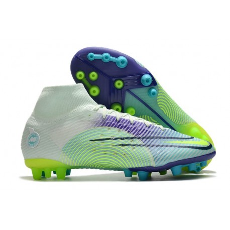 Nike Mercurial Superfly 8 Elite AG Dream Speed Barely Verde Volt Morado Eléctrico