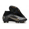 Nike Mercurial Superfly 8 Elite AG Negro Dorado Metalizado Plateado Metalizado