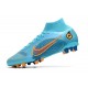 Nike Mercurial Superfly 8 Elite AG Azul Láser Naranja Marina