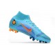 Nike Mercurial Superfly 8 Elite AG Azul Láser Naranja Marina