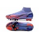 Nike Mercurial Superfly 8 Elite AG Mbappe Lila Claro Plateado Metalizado