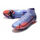 Nike Mercurial Superfly 8 Elite AG Mbappe Lila Claro Plateado Metalizado