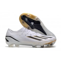 Botas de fútbol adidas X Speedportal.1 FG Blanco Negro Oro