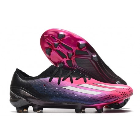 Botas de fútbol adidas X Speedportal.1 FG Rosa Negro Blanco