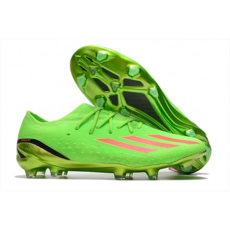 Botas de fútbol adidas X Speedportal.1 FG Verde Rojo