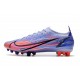 Nike Mercurial Vapor XIV Elite AG PRO Mbappe Lila Claro Plateado Metalizado