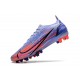 Nike Mercurial Vapor XIV Elite AG PRO Mbappe Lila Claro Plateado Metalizado